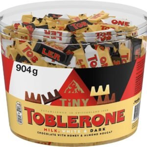 Toblerone Extra Large Tub, Assorted Milk, White & Dark Chocolate, 904 g